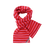 Breton Sjaal Red-Fuchsia