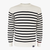 Breton Heren trui/Pullover Pul01 Natural-Navy