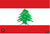 Vlag VN + vlag Libanon 100x150cm