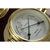 ANVI Set Clock, Baro-Th/Hygro H:390xW:130x35mm brass