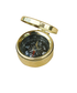 Brass compass with lid 3,5cmø