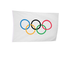Olympische Vlag 30x45cm