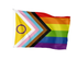 Progress intersekse Pride-vlag 100x150cm, zware kwaliteit doek
