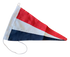 DUTCH POINT FLAG WITH NAVY BLUE BAND 20x30cm