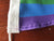 Regenboog bootvlag, 30x45cm wimpel zware kwaliteit doek