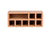 Mini-Flaggenschrank aus Teakholz 