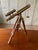Telescope brass tripod L:100H:160cm