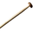 Blank gelakte houten vlaggenstok 200cm, 30mmØ (in voorraad)