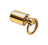 Brass, diameter 30 mm Cord holder with ring