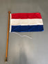 Boat flagpole set 100cm, Netherlands
