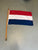 Bootvlaggenstok set 125cm, Nederland