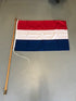 Bootvlaggenstok set 150cm, Nederland