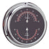 ANVI th/hygrometer 120mmø chrome black dial