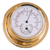 ANVI Set Clock, Baro-Th/Hygro 95mm brass