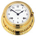 Wempe Bremen II, wind-up clock 150mmø arab numerals Brass