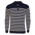 Breton Men's skipper sweater Pul03 Navy-Natural