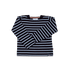 Breton shirt baby B10-K10 navy-skyblue