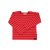Breton shirt baby B10-K10 red-fuchsia