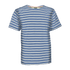 Breton T-Shirt A60 Kurzarm Jeans - Natur