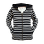 Breton hooded jacket A09 Navy-Natural