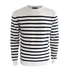 Breton Men's sweater/Pullover Pul01 Natural-Navy