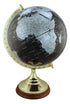 Globus schwarz Messing 47cm