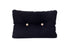 Cushion with buttons - Black with beige