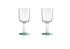 Marc Newson grün im Dunkeln leuchten - Weinglas 2 Stk
