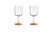 Marc Newson orange - Wine glass 2 pcs
