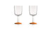 Marc Newson orange - Wine glass 2 pcs