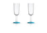 Marc Newson vivid blauw - Champagneglas 2 stuks
