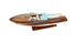 Riva speed boat 86 cm model boat