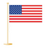 America table flag 10x15