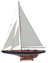 Sailing yacht model boat Blue 80 cm