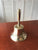 Hand bell, brass, 13,5 cm high