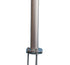 Surcharge tilting foot for aluminum conical mast