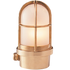 Solo ship lamp, brass straight, frosted glass