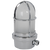 Solo Schiffslampe Chrom gerade, 19cm x 10cmø Milchglas