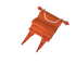 Orange Pennant 350cm - dovetail