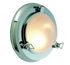 Bulleye Porthole, ship lamp, Chrome, 27,5 cmø