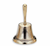 Hand bell, brass, 12,5 cm high
