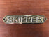 brass plate; SKIPPER